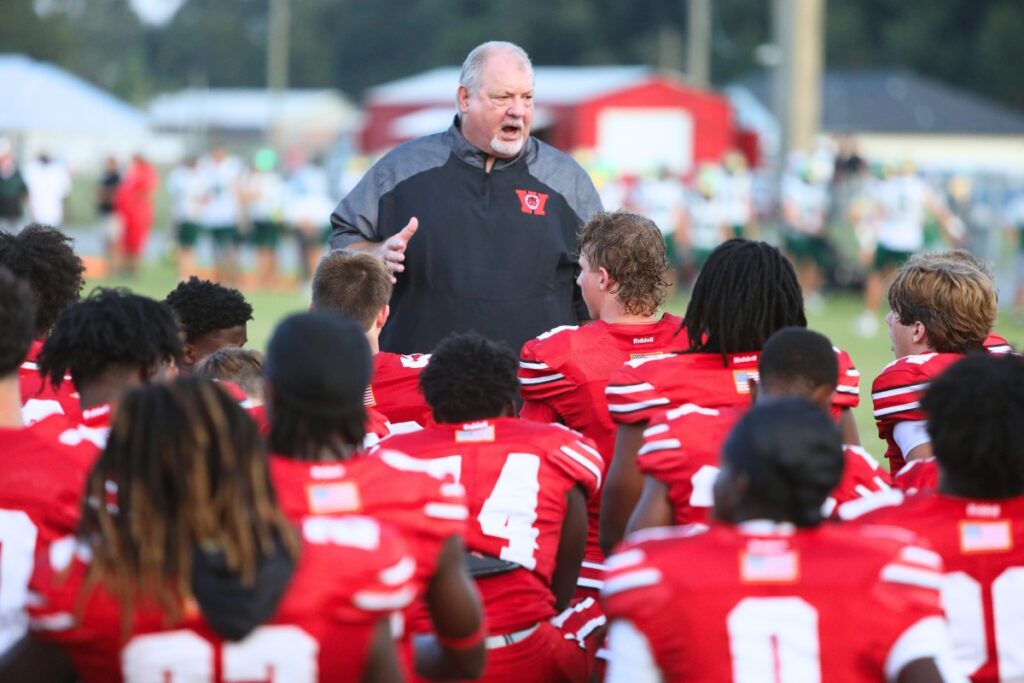 Williston football coach Robby Pruitt is four wins shy of becoming the first head coach in the country to win 200 games in two different states