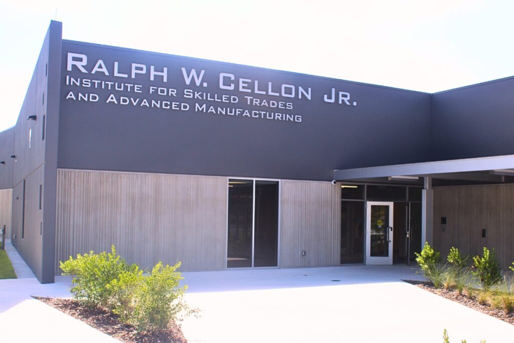 Classes at the Ralph W. Cellon Jr. Institute for Skilled Trades and Advanced Manufacturing will begin on Monday, Aug. 25
