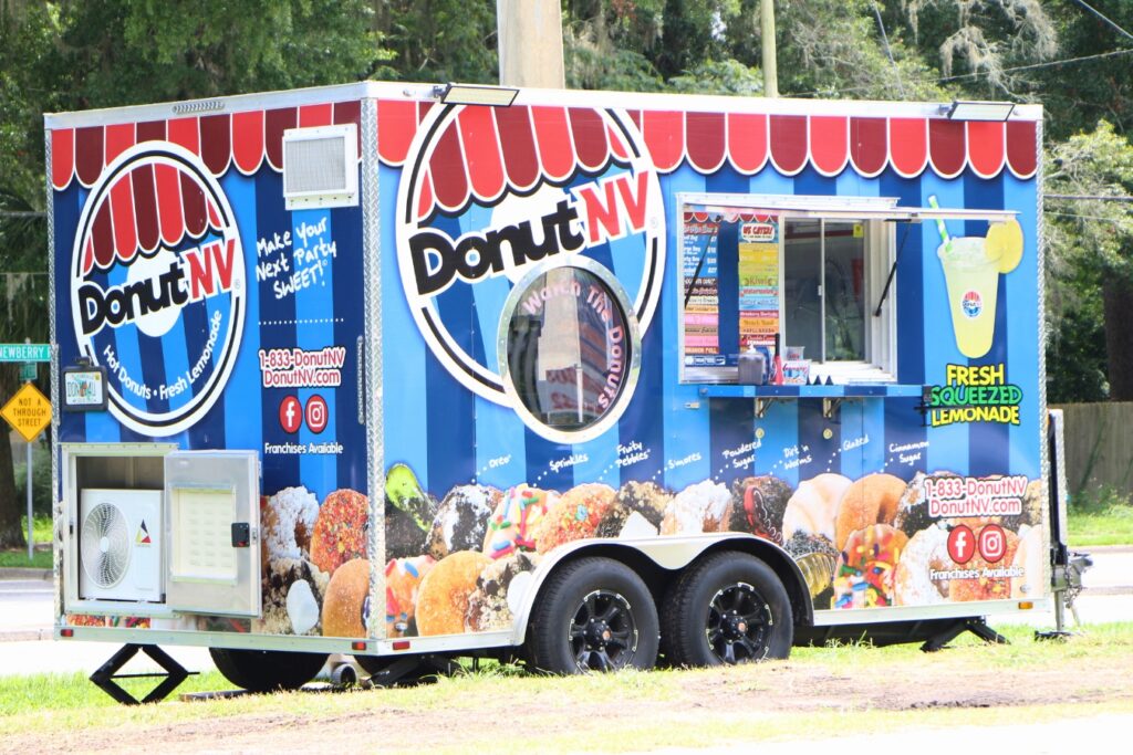 Donut NV sets up shop at the corner of NW 8th Avenue and Newberry Road off Newberry Road from 2 to 7 p.m. Tuesday through Saturday. Photo by Lillian Hamman