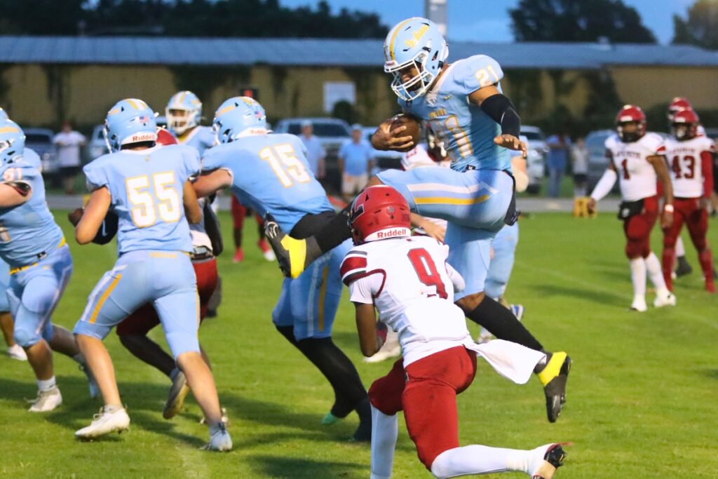 Jon Adams returns for his senior season to play on both sides of the ball for Chiefland. Photo by C.J. Gish