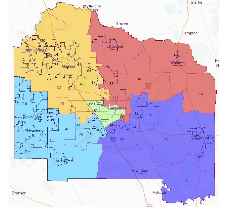 The Even Quarters option. Courtesy of Alachua County