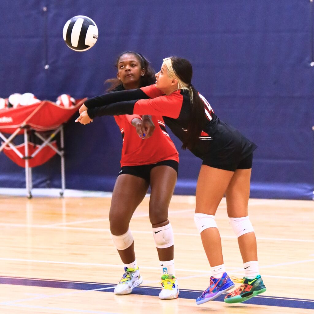 The Rock's Ari Howard (left) and Skyler Perez go after the ball against Forest (Ocala) on Thursday. Photo by C.J. Gish