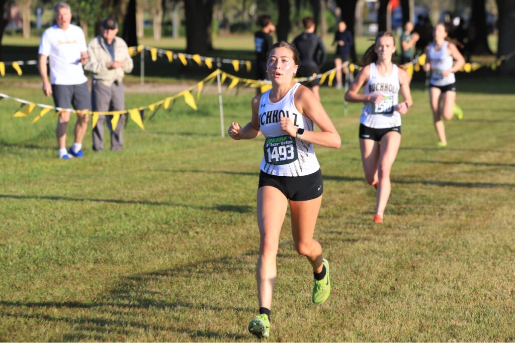 Buchholz junior Valeria Beaver finished 14th overall at the Bobcat Classic and second for her team. Photo by Seth Johnson