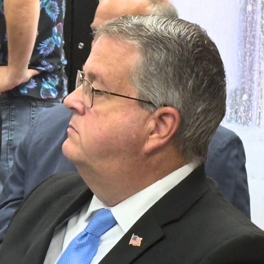 Newberry Mayor Tim Marden, who is also the Alachua County GOP chair, attends a Florida State Board of Education hearing in St. Augustine on Aug. 20 and urged severe punishment for Alachua County School Board members.