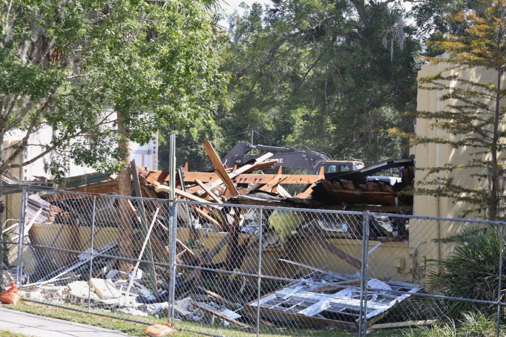 The Thelma Boltin Center gets demolished. 