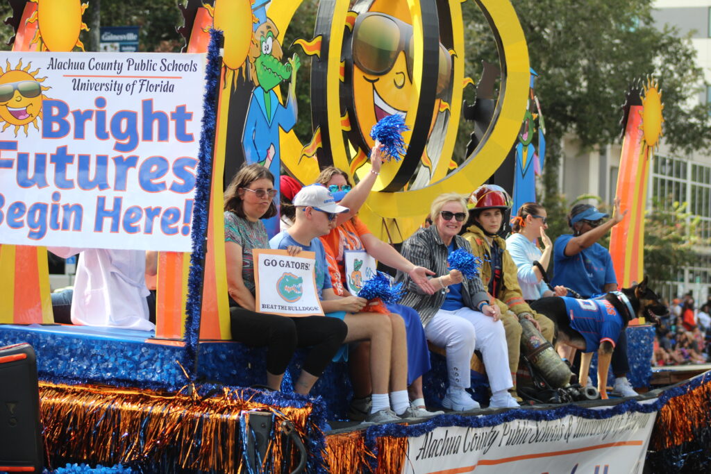 Alachua County Public Schools (ACPS) in the UF Homecoming Parade