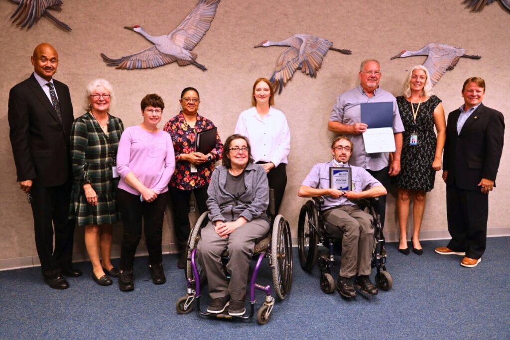 GROW HUB, a Gainesville nonprofit, was recently selected as the winner of Alachua County’s inaugural Disability-Friendly Employer Award. Courtesy of Alachua County