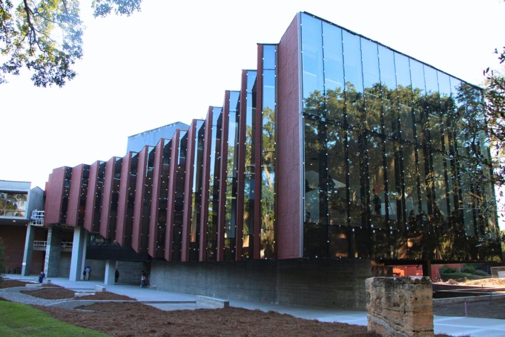 The $50 million Ramos Collaboratory is UF's first building with half its funding raised through capital support. Photo by Lillian Hamman