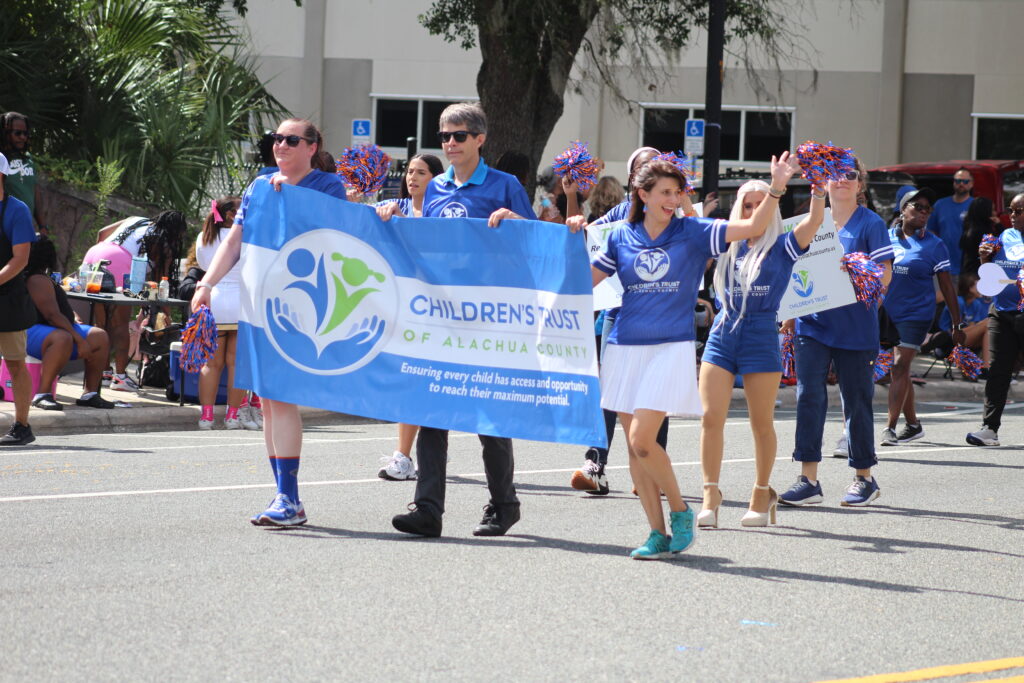 The Children's Trust of Alachua County in the UF Homecoming Parade