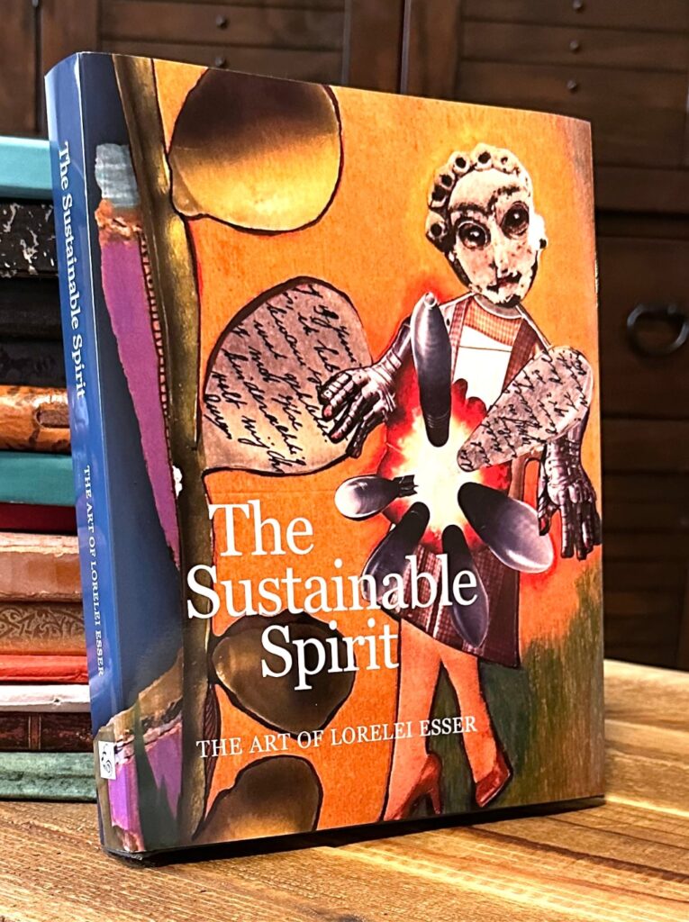 The cover of The Sustainable Spirit is one of the last pieces Lorelei Esser created. Courtesy Tom Miller