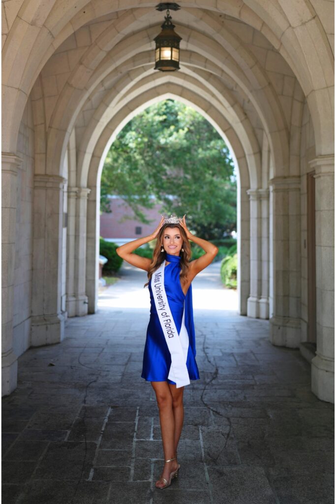 Bailee Perdue is the reigning Miss University of Florida after winning the title in March. Photo by Sky Augusta