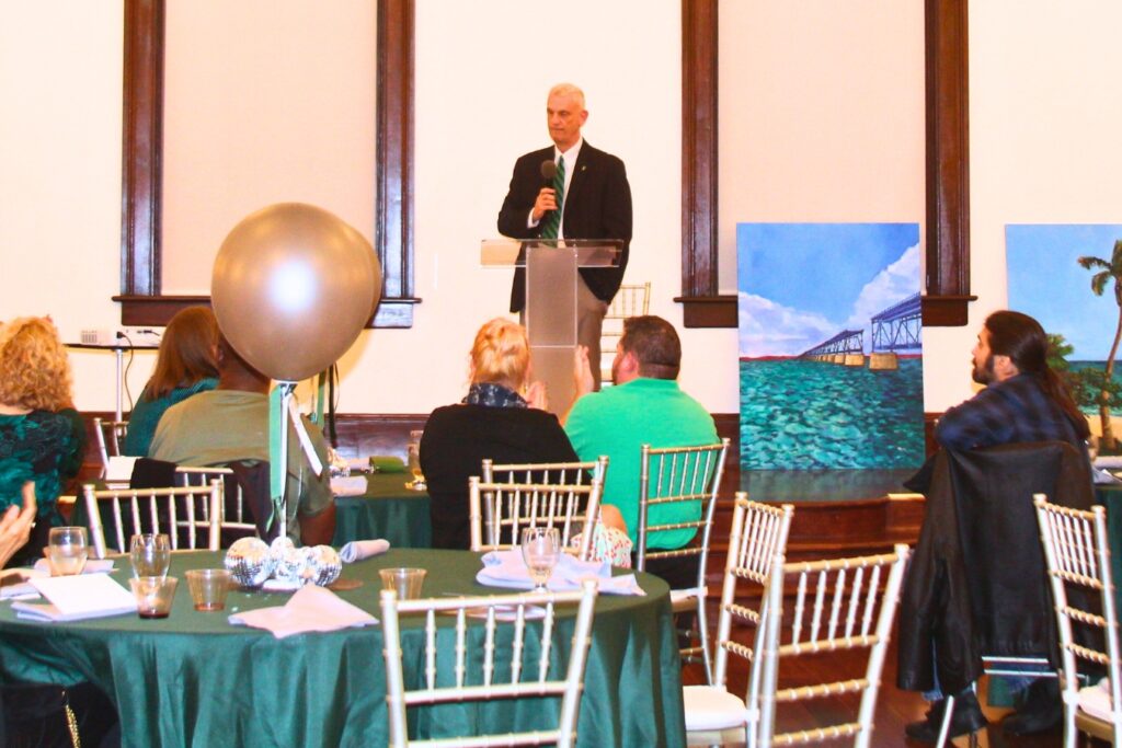 CDS CEO Philip Kabler speaks at the 55th annivesary event on Nov. 13. Photo by Isabela Ochoa
