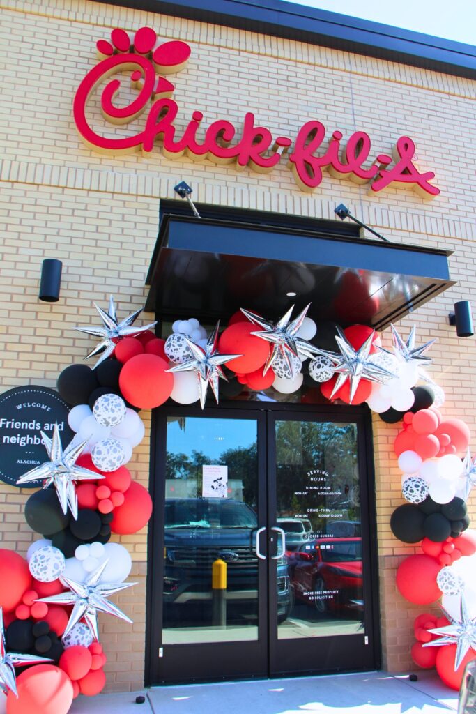 Chick-fil-A, Inc. will donate $25,000 to Feeding America in honor of the new restaurant to help fight hunger in greater Gainesville area. Photo by Lillian Hamman