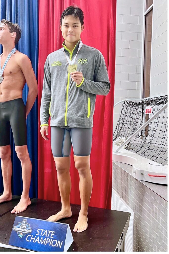 Eastside's Eric Gong won the 200-yard freestyle at the 2A State Swim Championships on Friday. Courtesy of Jon Allen