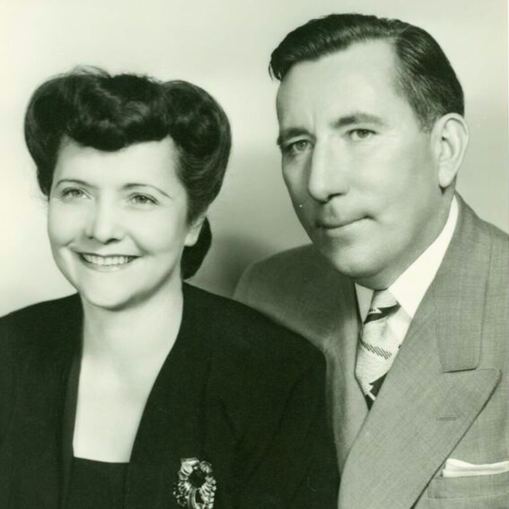 Studio portrait of Claude and Mildred Pepper in 1945. Image Courtesy FSU Heritage & University Archives