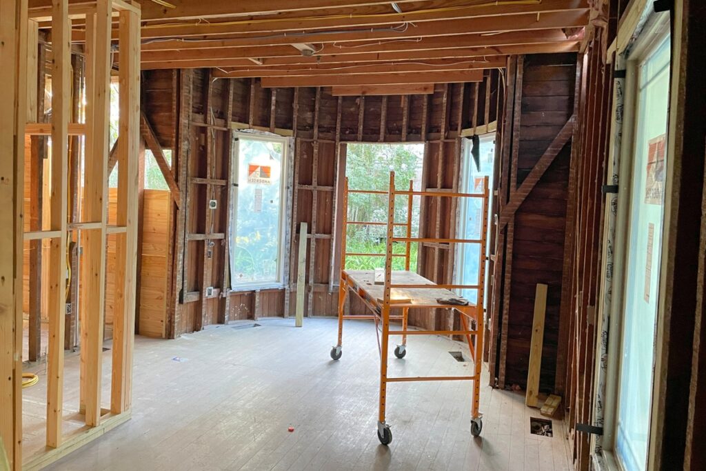 The McCreary House was gutted after new owners purchased it in August 2025. Photo by Seth Johnson