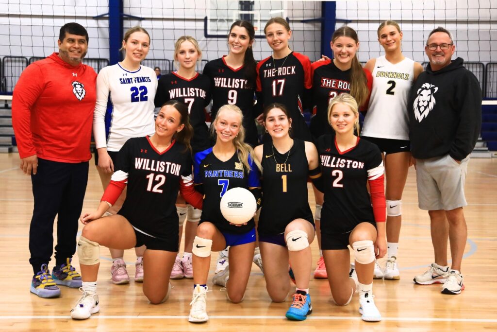 The Prep Zone All-Star Showcase volleyball West team. Photo by C.J. Gish