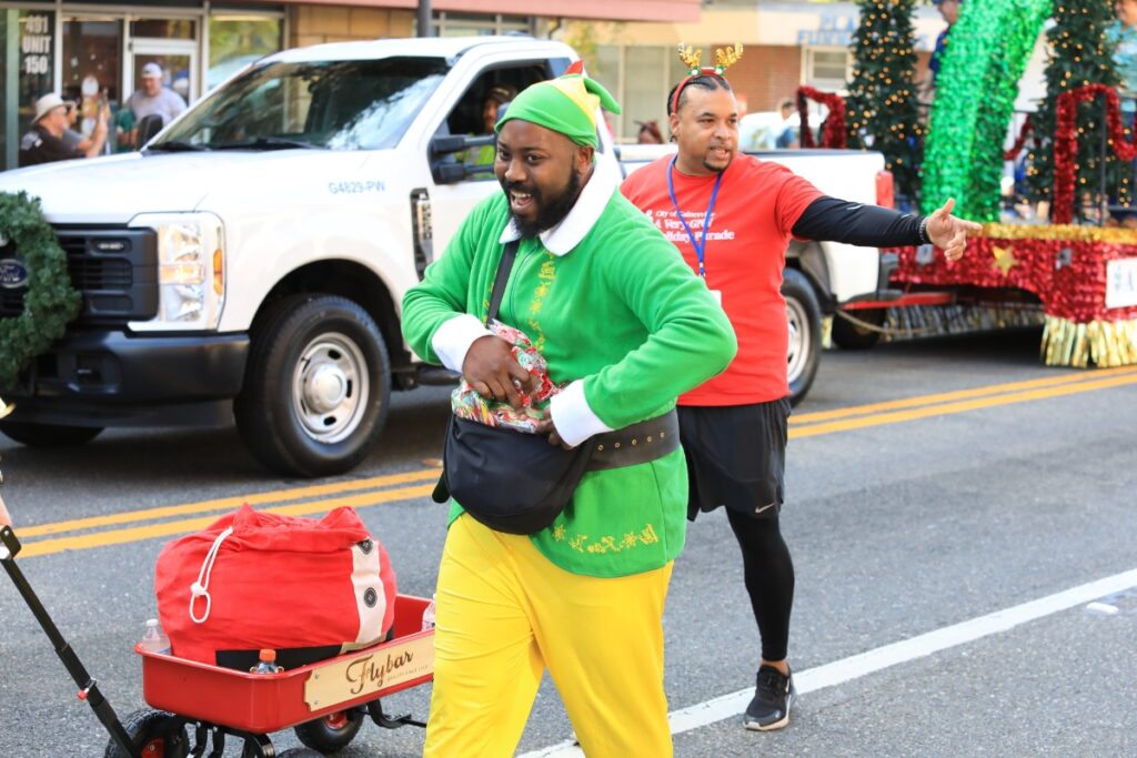 A Very GNV Holiday Parade featured floats, music and candy handed out by costumed helpers. Photo by Seth Johnson