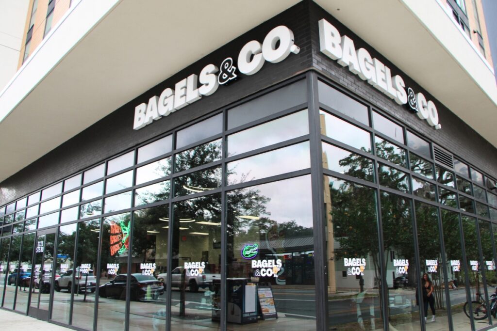 Bagels & Co. opens in Gainesville underneath the HUB on W University Ave. Photo by Lillian Hamman