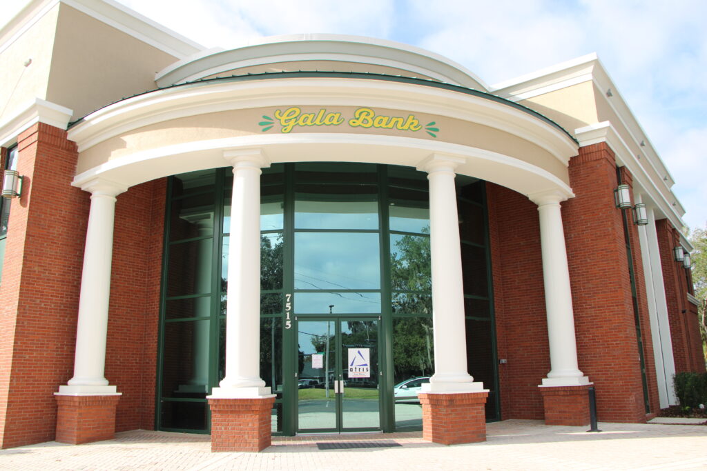 Gala Bank opens in Gainesville's Tower Hill Plaza. 