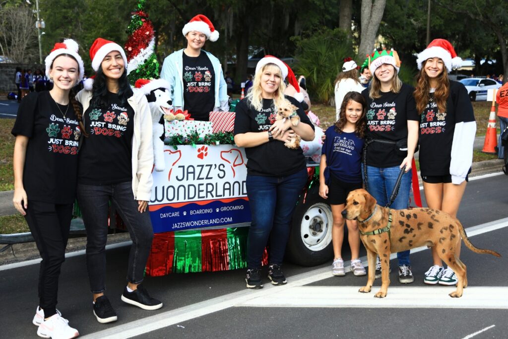 Jazz's Wonderland at the 2025 A Very GNV Holiday Parade. Photo by C.J. Gish