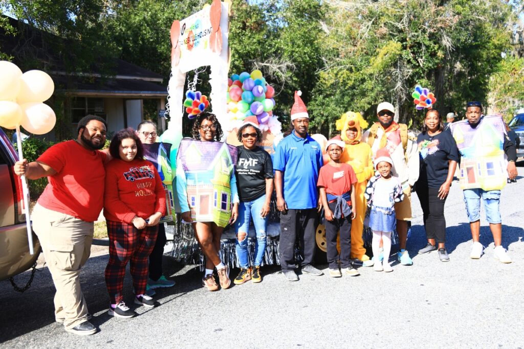 Members of the Gainesville Housing Authority at at the 2025 A Very GNV Holiday Parade. Photo by C.J. Gish