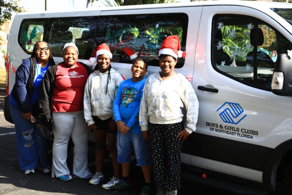 The Boys & Girls Club of Northeast Florida at the 2025 A Very GNV Holiday Parade. Photo by C.J. Gish