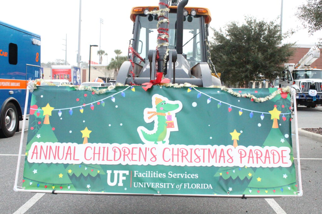 UF Facilities Services held its Sixth annual Children's Christmas Parade on Tuesday (Photo by Nick Anschultz)