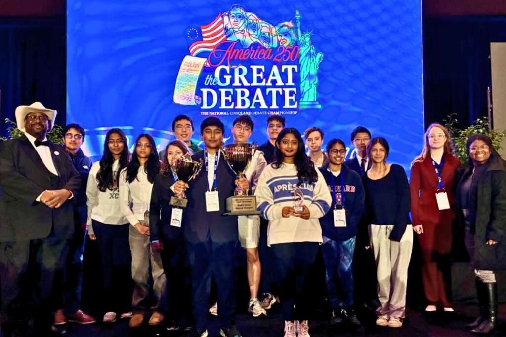 Alachua County Public School award winners at The Great Debate National Civics and Debate Championship held in Orlando on Jan. 16-19. Courtesy of ACPS