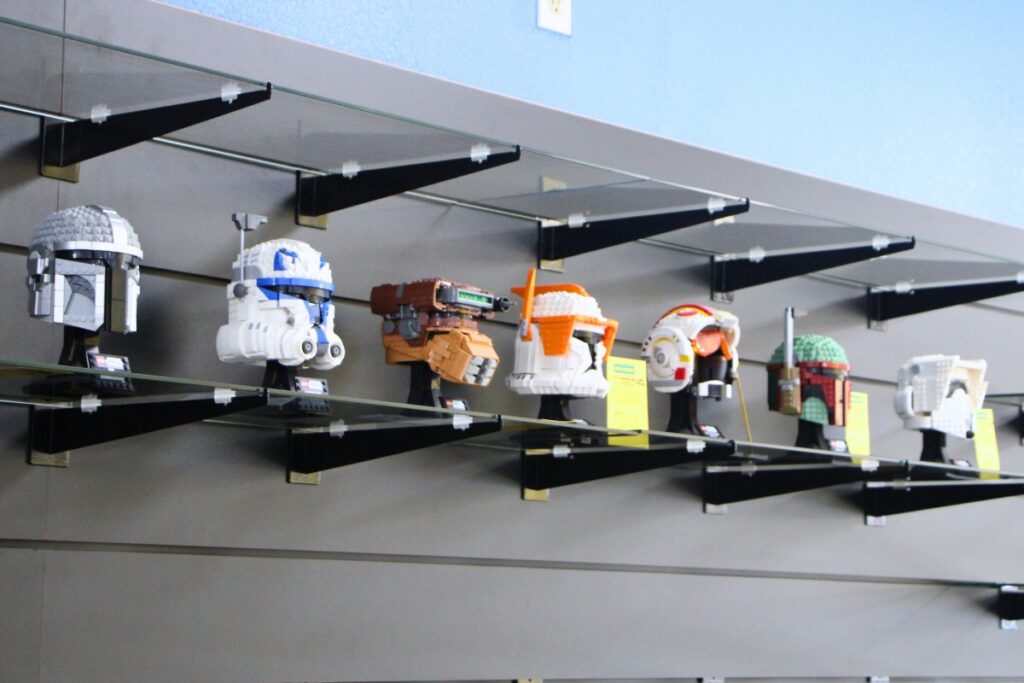 Bricks & Minifigs sells certified and uncertified used LEGO sets. Photo by Lillian Hamman