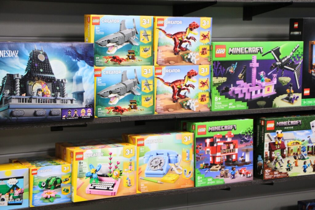 Customers can trade old LEGOs for new sets at Gainesville's Bricks & Minifigs. Photo by Lillian Hamman