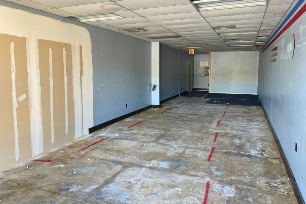 The smaller unit will be used for office space