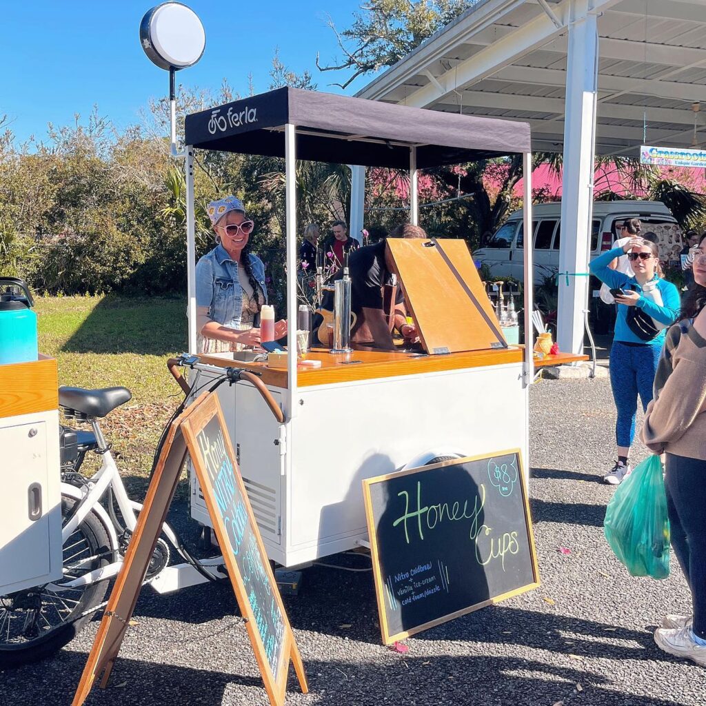 Honey Nitro + Cold Brew Coffee.