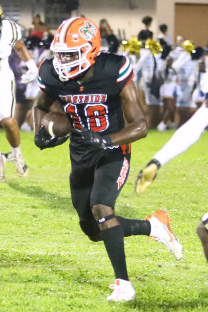 Eastside's LeMarion Houston (10). Photo by C.J. Gish