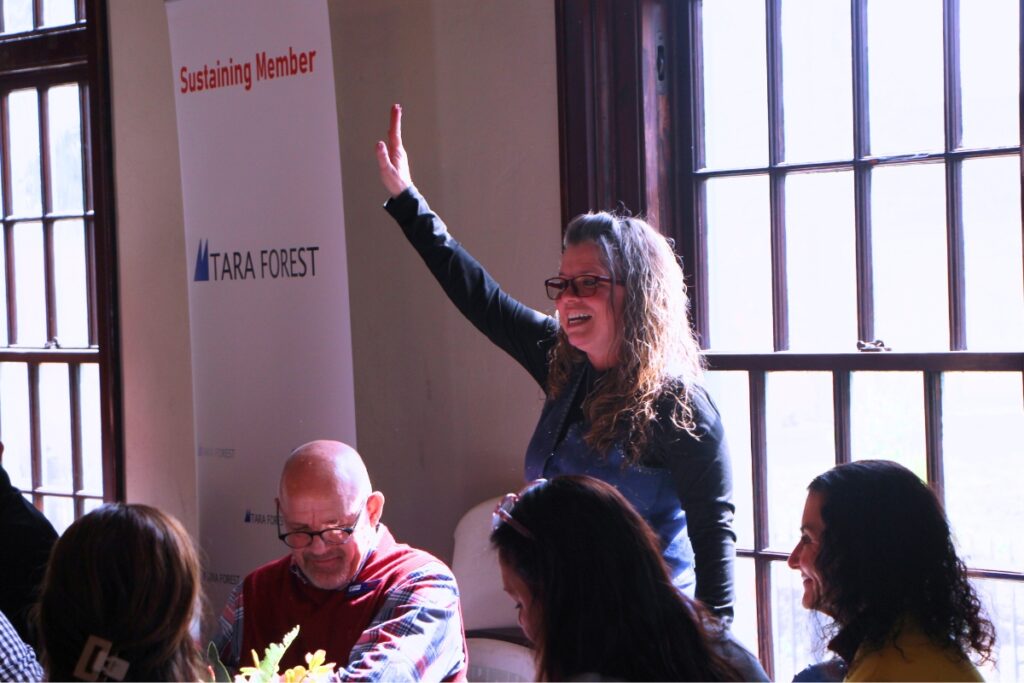 I Am Country 106.9 FM morning host Becky Dee represented MARC Media as one of Alachua Chamber of Commerce's newest members. Photo by Lillian Hamman