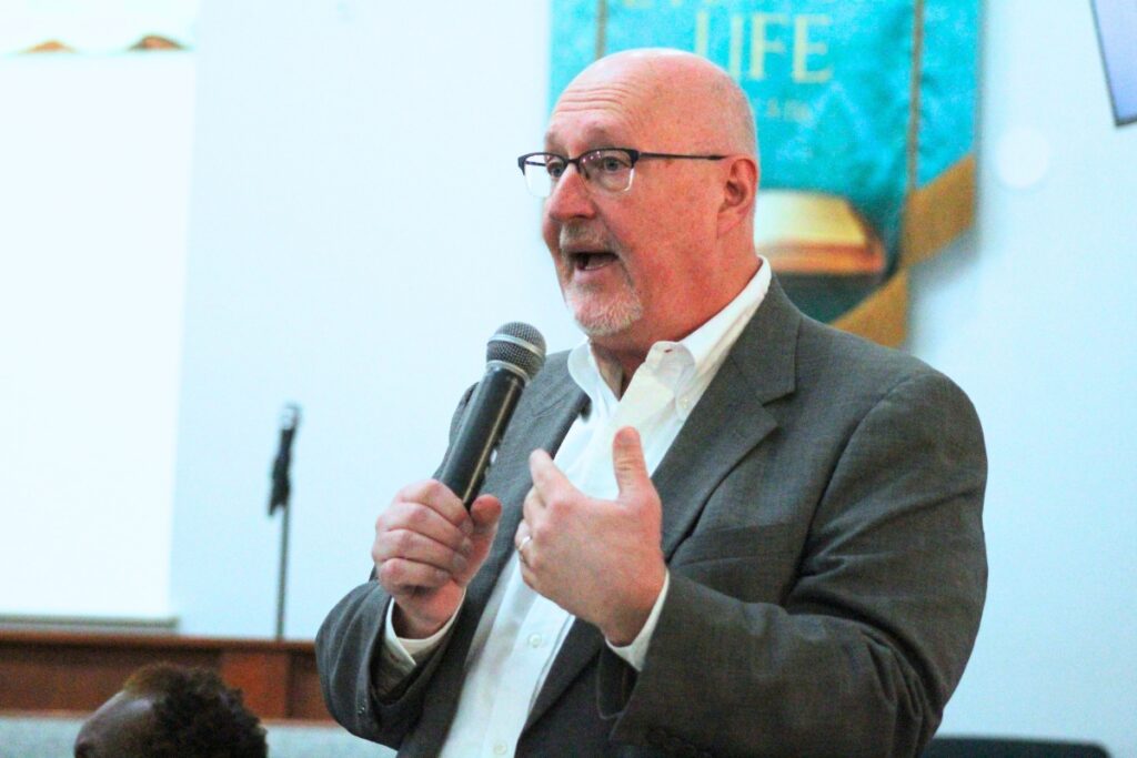 Mayor Harvey Ward said he attended the meeting to attempt to find solutions. Photo by Nick Anschultz