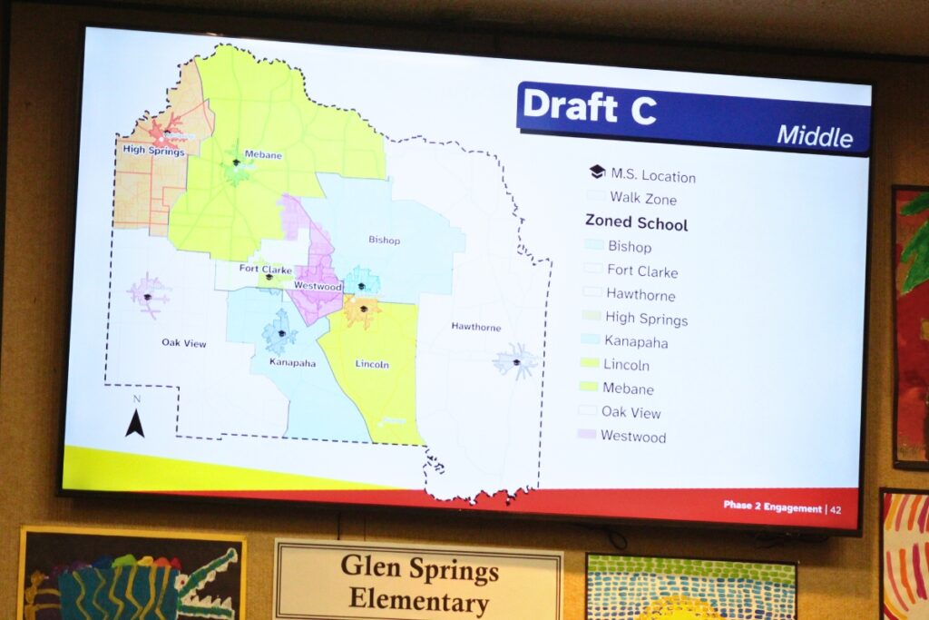 Middle school draft scenario C. Photo by Nick Anschultz