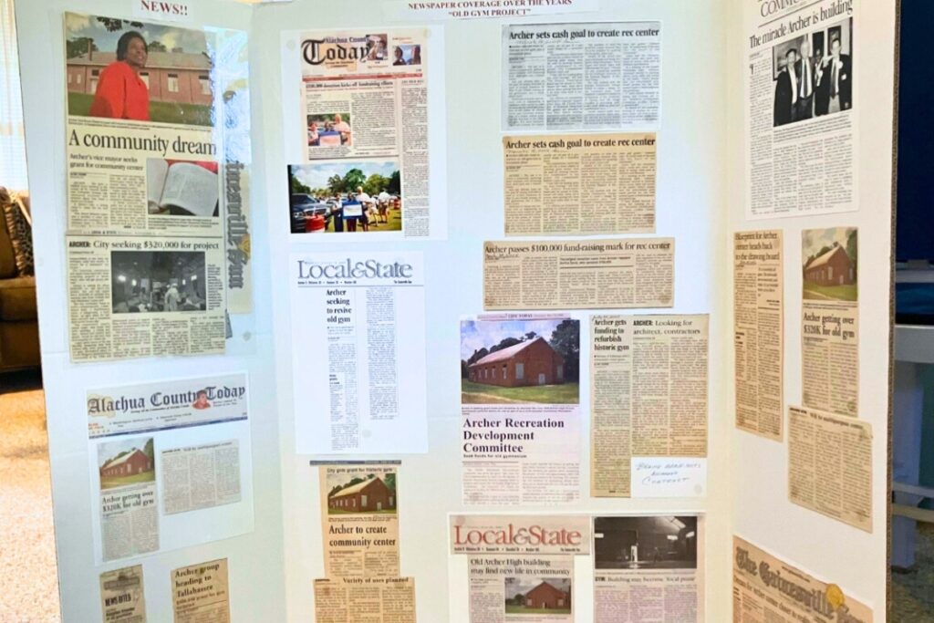 Roberta Lopez kept photos, newspaper clippings and artifacts from the Archer Community Center's founding, which she worked on for nearly a decade as a city commissioner and mayor.