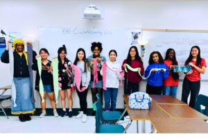 Eastside Crochet and Charity Club donates handmade scarves to St. Francis House 