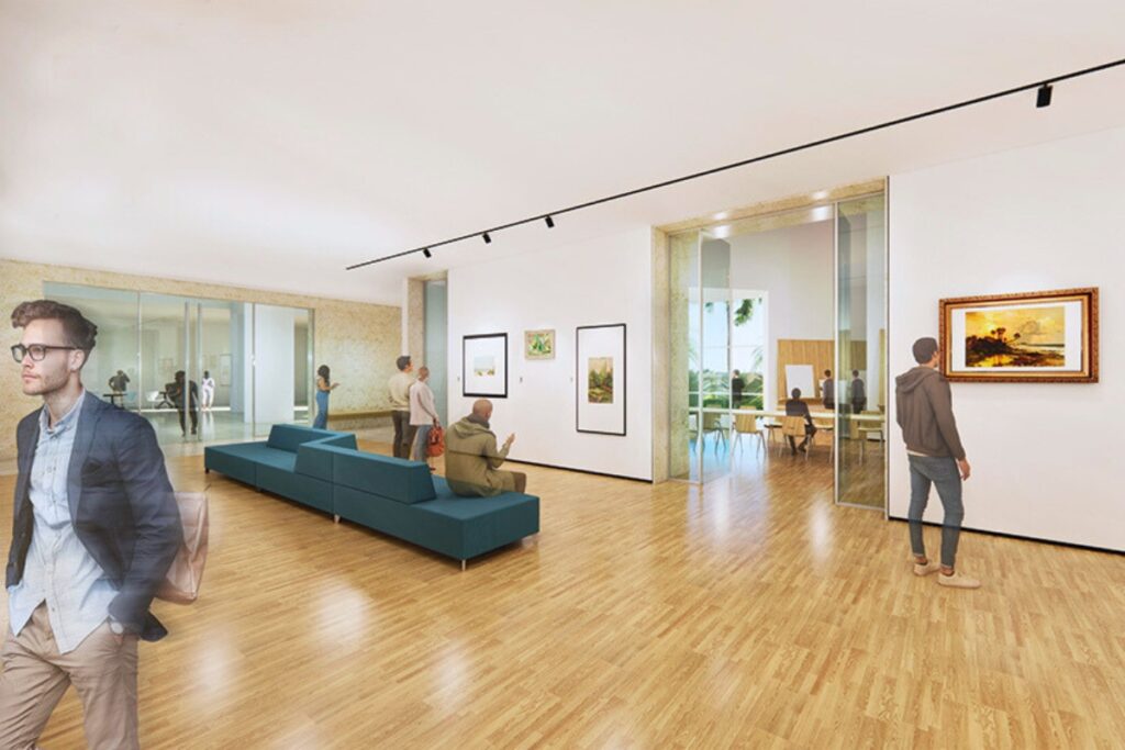 The Harn’s 1,000-square-foot Bishop Study Center renovation aims to invite UF students and professors in to analyze and engage with the Harn’s collection. Courtesy of Harn Museum of Art