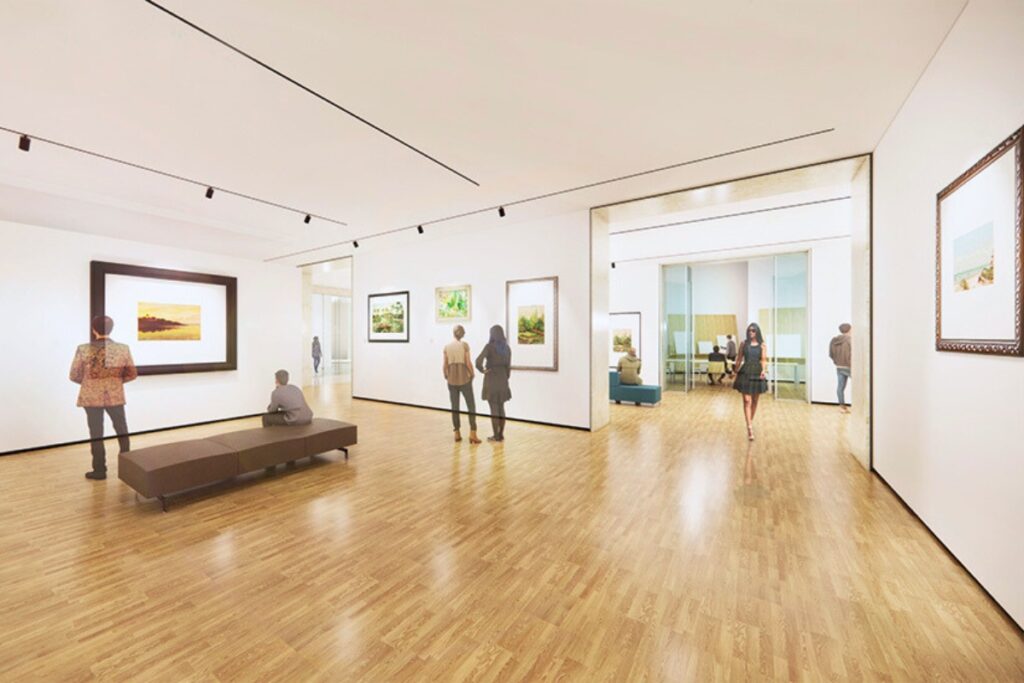 The first exhibition in the new space will display works from The Florida Art Collection, the largest single art collection ever donated to UF. Courtesy of Harn Museum of Art
