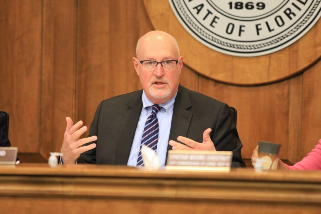 Mayor Harvey Ward speaks at a February 2026 meeting. 