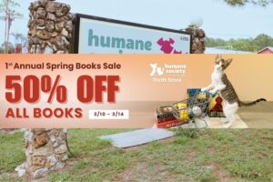 Humane Society hosts inaugural ‘Spring Book Sale’
