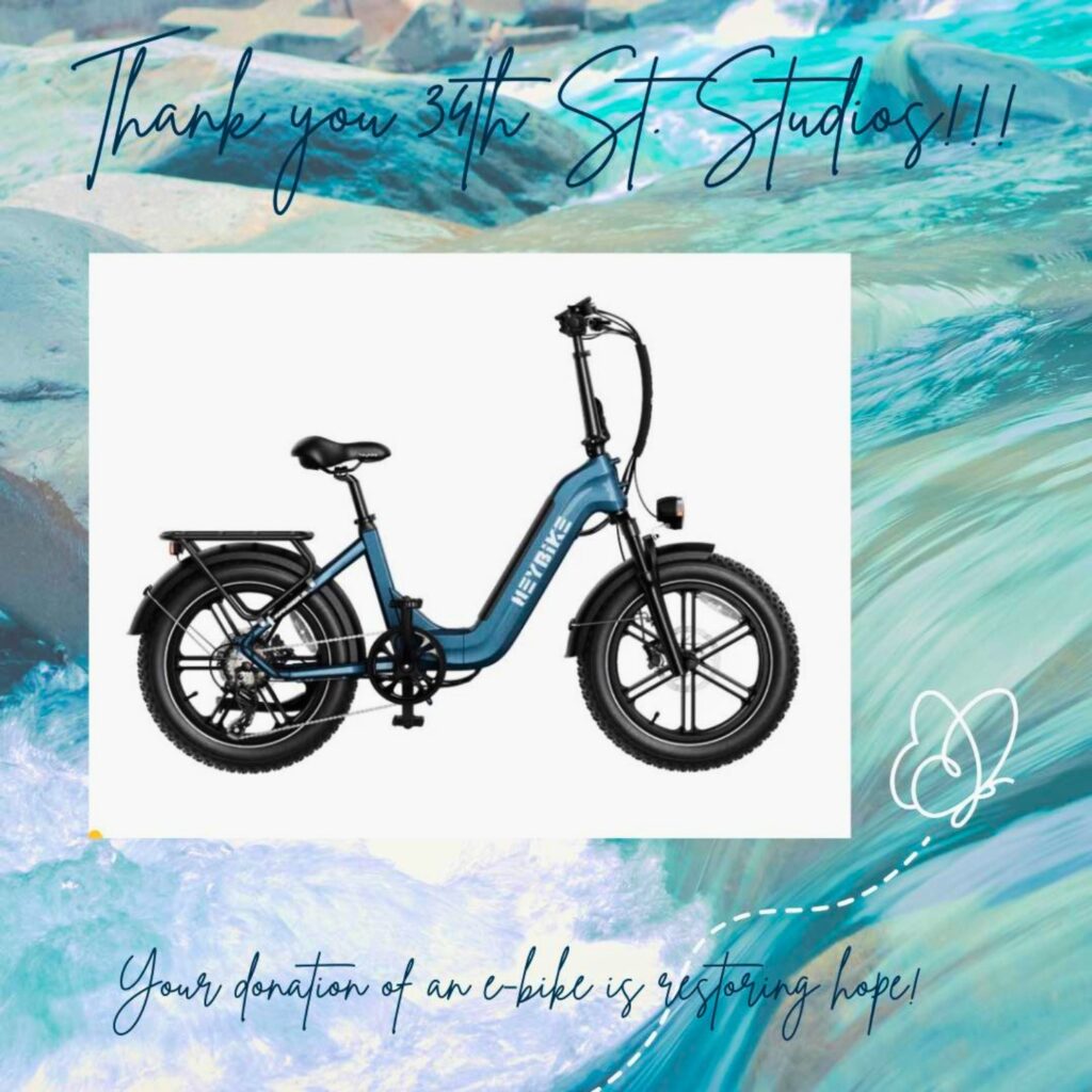 An electric bike will be given away at the Free to Fly 5k. Courtesy of Anew