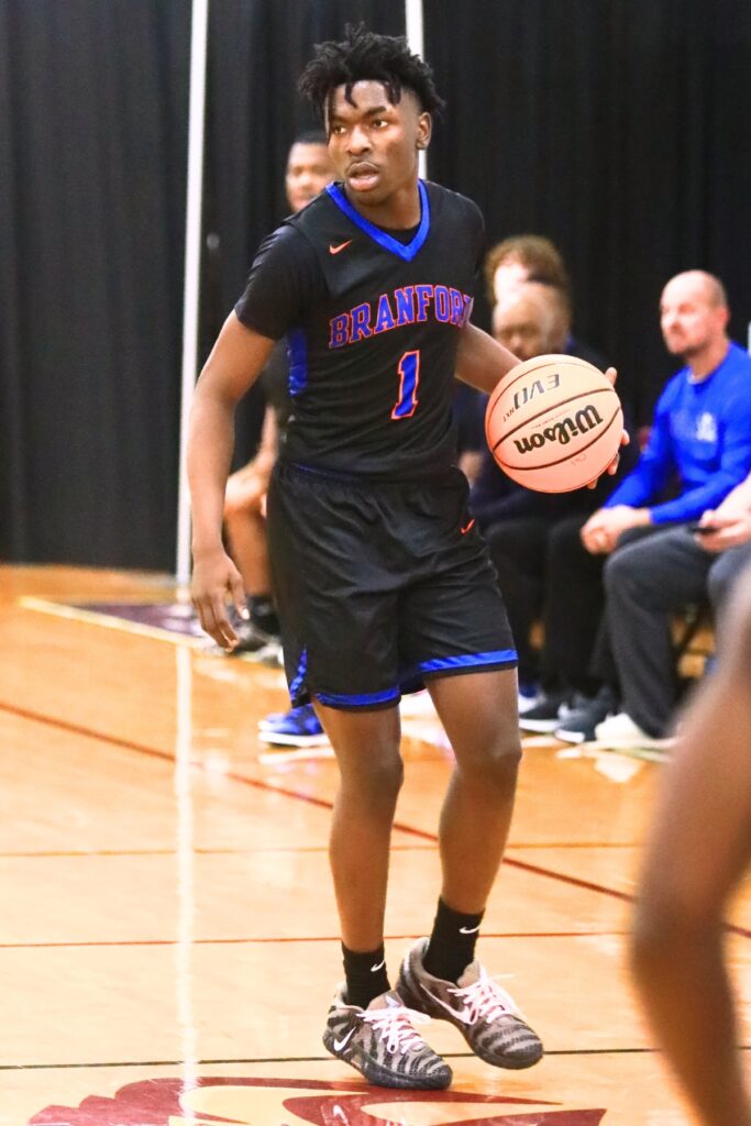 Branford's Anthony Washington. Photo by C.J. Gish (1)