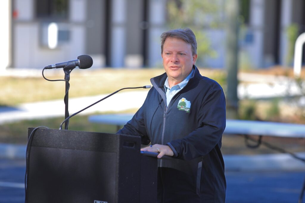 Chair Ken Cornell said local residents voted for the infrastructure surtax to help projects like the motel rehabs happen. Photo by Seth Johnson