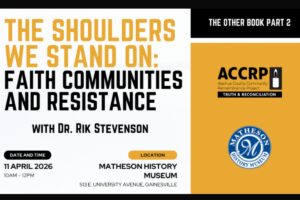 Matheson to host ‘Faith Community and Resistance’ lecture on Saturday