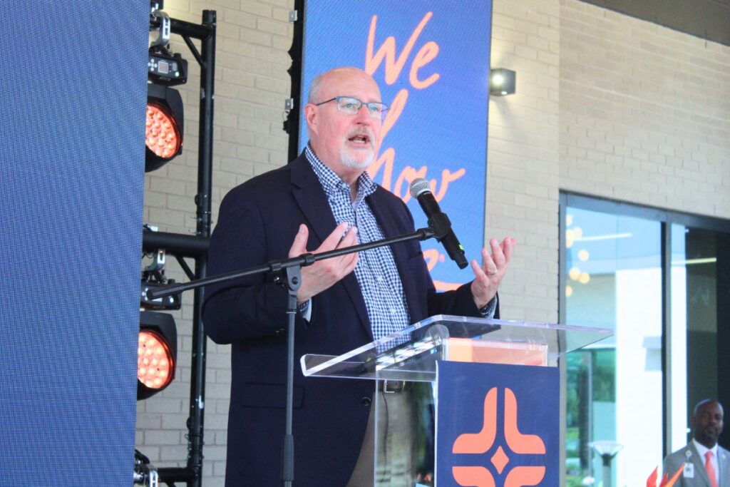 Gainesville Mayor Harvey Ward said he was glad to welcome the new hospital to the community. Photo by Nick Anschultz