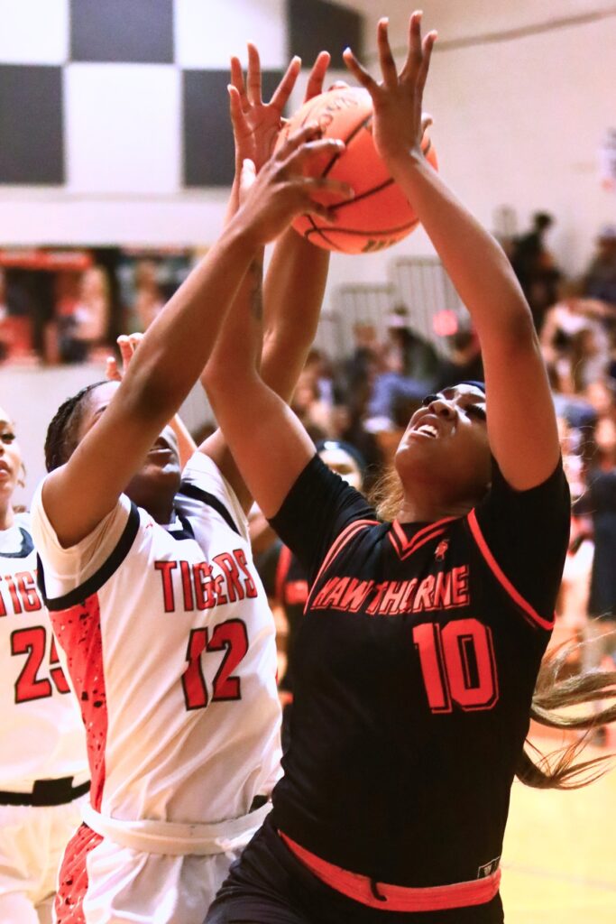 Hawthorne's Amarhae Hopkins. Photo by C.J. Gish