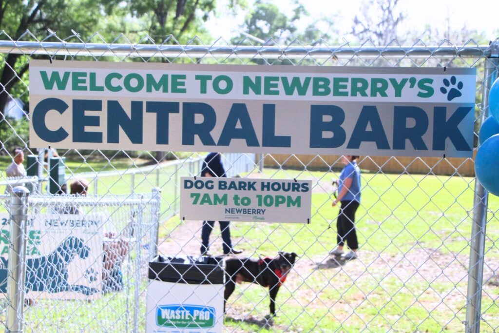Newberry opens its first dog park use Wild Spaces and Public Places funds from Alachua County. Photo by Lillian Hamman (2)